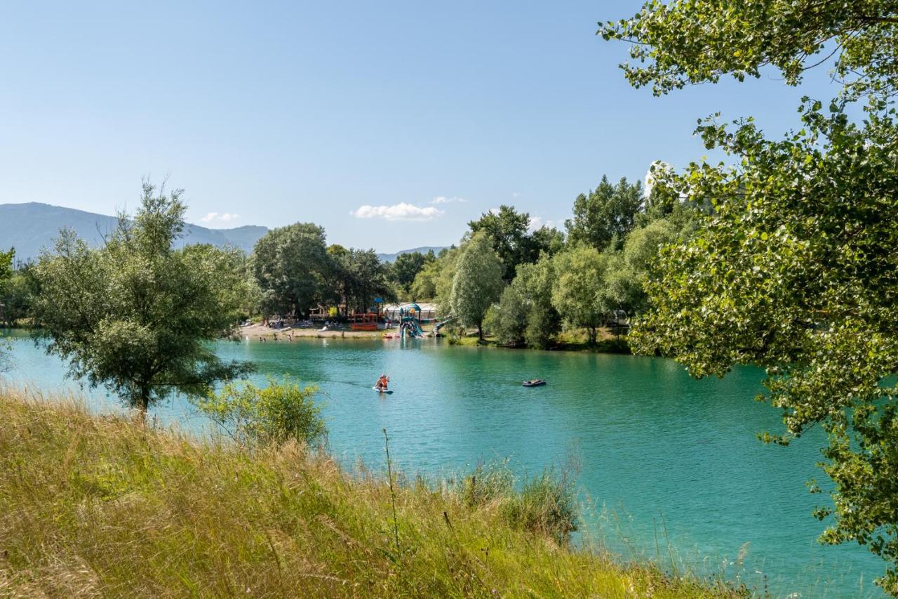 Hotel Camping Le Lac Bleu Châtillon-en-Diois Zewnętrze zdjęcie